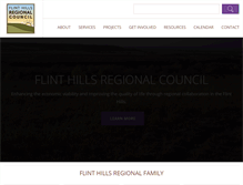 Tablet Screenshot of flinthillsregion.org